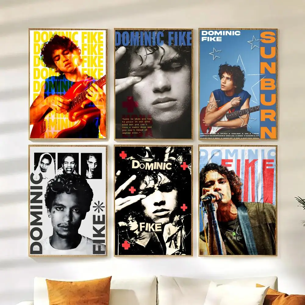 Dominic Fike Poster HD Wall Stickers Mural Self-Adhesive Decals Home Decor Bedroom Living Room Gift Idea