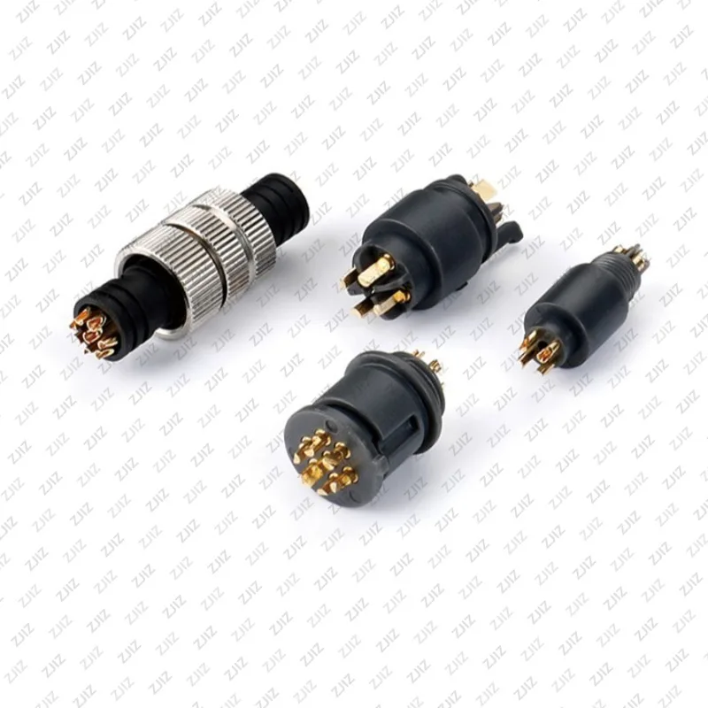 Соединитель пружинного наперстка Pogopin, водонепроницаемый штифт для мужчин и женщин, 4P, сильноточный позолоченный разъем для зарядки