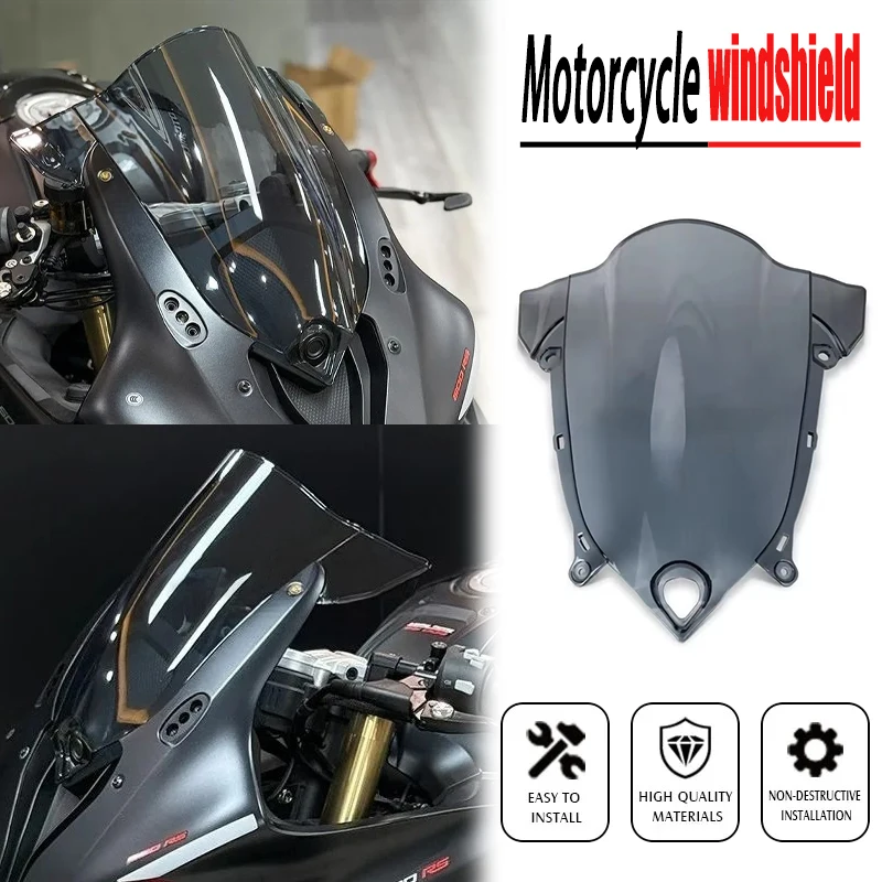 SRK600RS SRK800RR ملحقات جديدة للدراجات النارية منحرف الرياح لـ QJMOTOR QJ600RS QJ800RR SRK600RS SRK800RR 2023 2024 الزجاج الأمامي