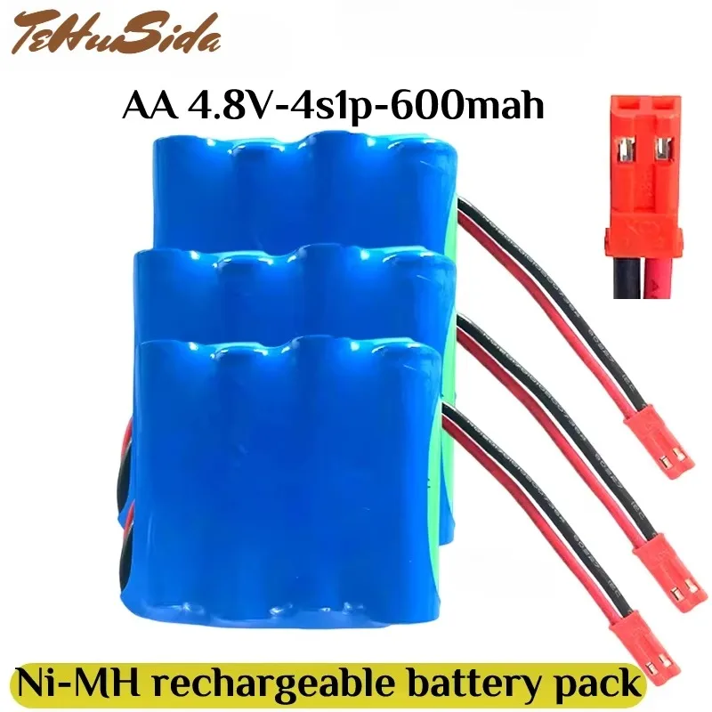 

New 600mAh AA 4.8V 4S1P Ni-MH Rechargeable Battery Pack for Drone Electronic Tools LED Light Flashlight TV Remote Control MP4MP3