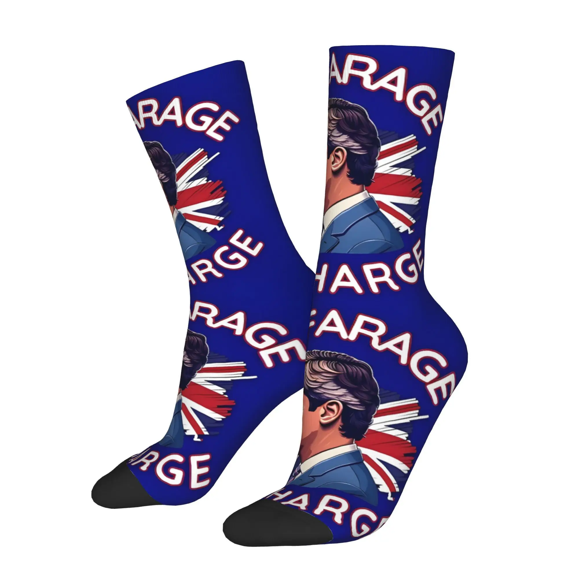 

Put Farage UK Leader Socks Male Mens Women Spring Stockings Printed