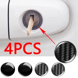 4pcs Car Door Keyhole Stickers Auto Door Lock Protection Self-adhesive Decal Universal Car Accessories for BMW X3 X5 E46 E85 E60