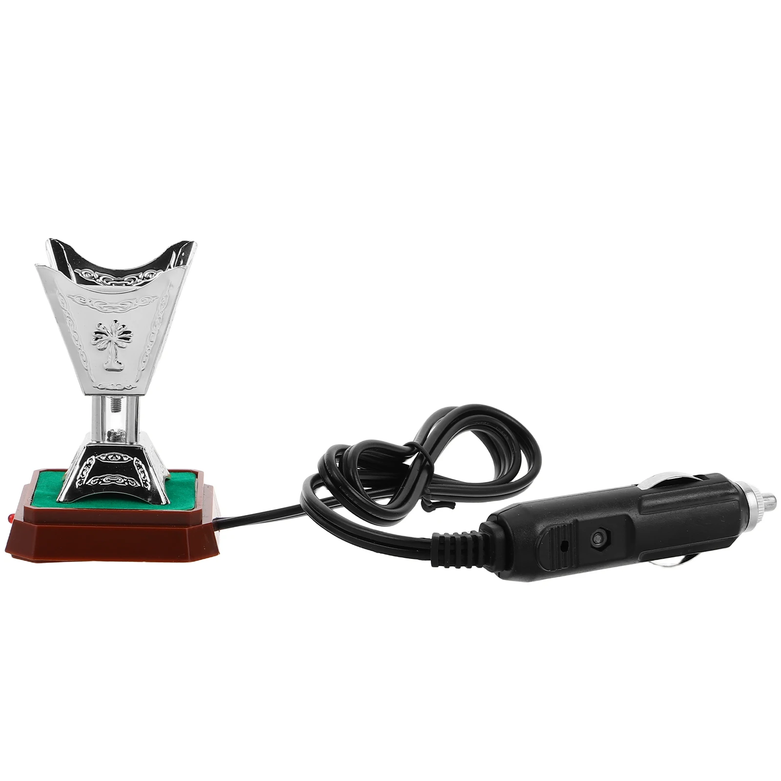 

Car Plug-in Incense Burner Electric Bakhoor Iron Holder Metal Craftsmanship Home Vehicle Use Middle Eastern