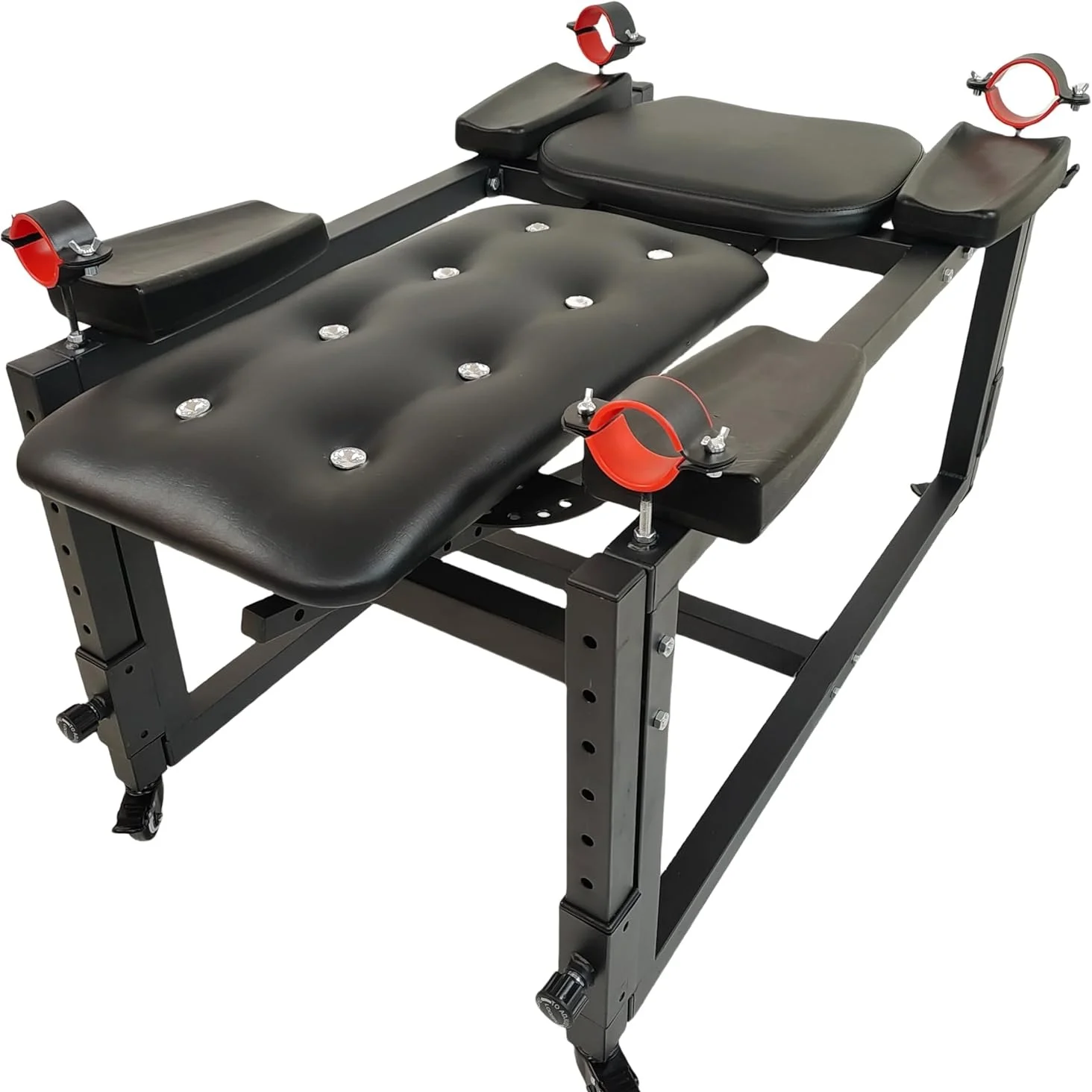 2-in-1 Sex Chair Sets Multifunctional Bondage Sex Furniture Sets BDSM Bondage Chair Gynecologist Chair with Handcuffs FootRest ArmsRest Sex Toys for Couples Adults
