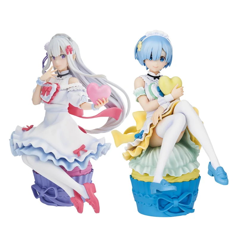 BANDAI Original Ichiban Kuji Re: la vie dans un monde différent de zéro Emilia & Rem figurine modèle décoration de bureau cadeau