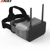 EMAX Transporter 2 Goggles 4.3 Inch 5.8Ghz 40CH Focal Adjustable Demountable FPV Monitor Built-in Battery DVR for RC Drone