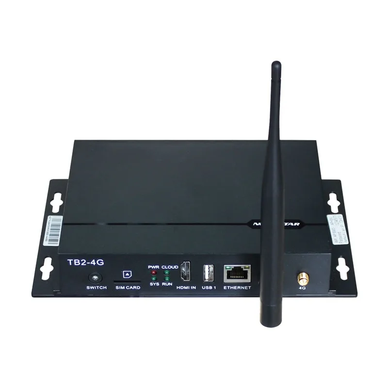 

TB30 TB1 TB2 TB40 TB50 TB60 Asynchronous Player Box Asynchronous Player Video Processor Novastar Support 4G Module