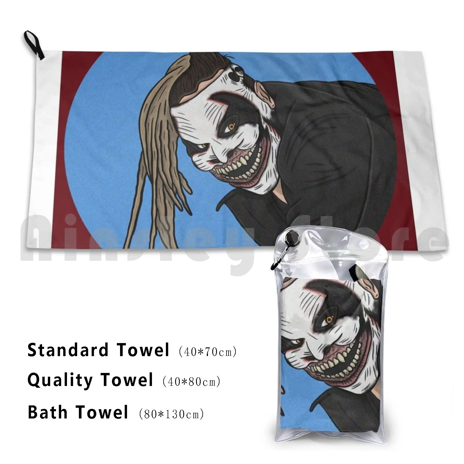 Yowie Wowie Custom Towel Bath Towel Bray Wyatt Fiend Pro Wrestling Wrestler