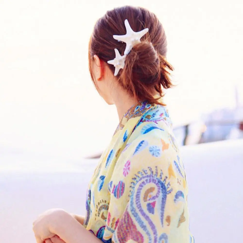 2 pcs Womens Girls Elegant BEAUTY Starfish Sea Star Hairpin Hair Clip Hot!