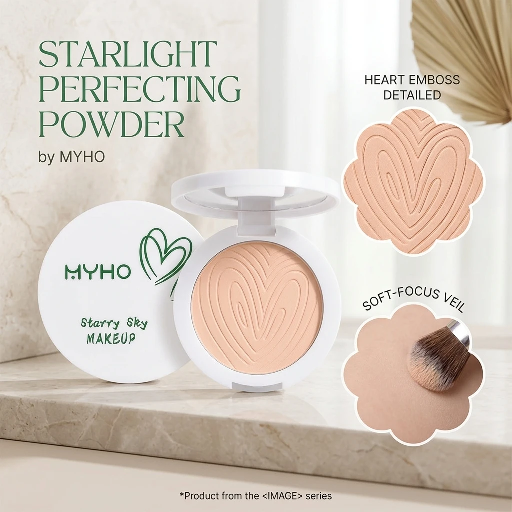 Oil Control Soft Focus Pressed Powder Long Lasting Matte Brighten Face Base Setting Powder Breathable Face Control Fixing Makeup
