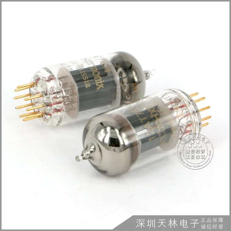 Vacuum Tube EH 12AT7 ECC81 Golden Foot Electronic Tube Amplifier Kit HIFI Audio Valve Original Exact Match Genuine