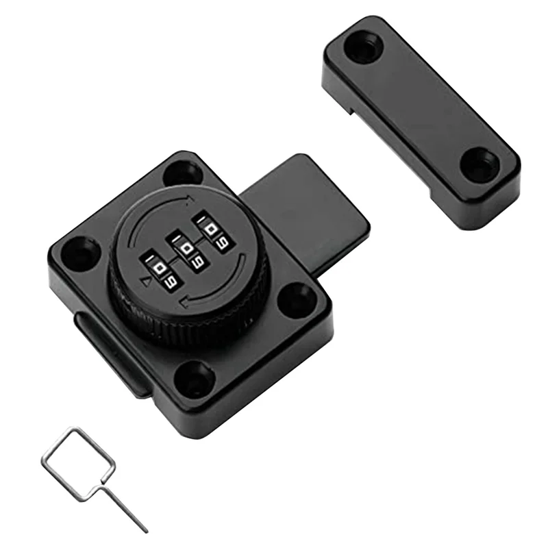 Fechaduras de combinação de armário LNHF, fechadura de armário sem chave, material de liga de zinco, adequada para porta de 1 via para usar, fechadura para armário