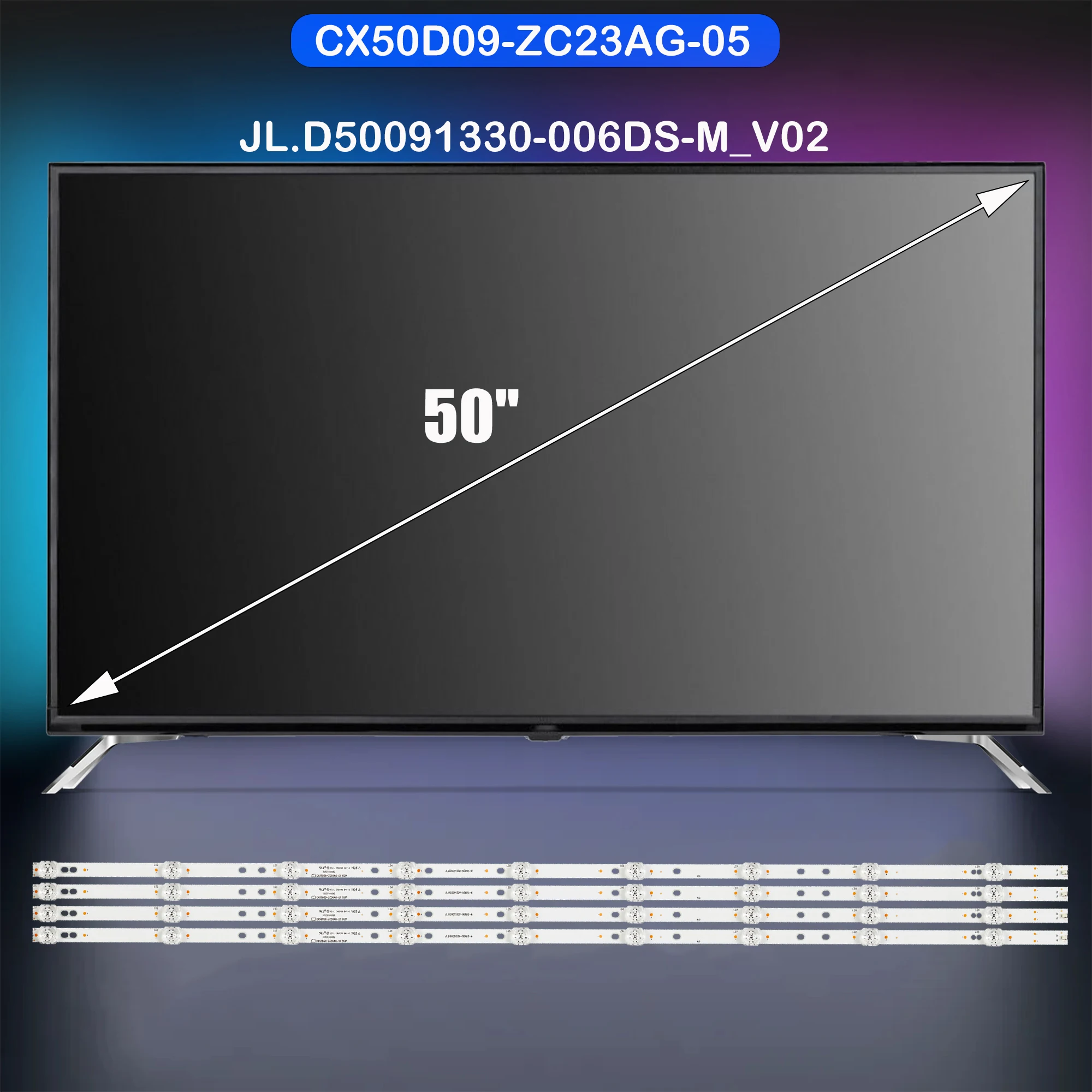 

Лента светодиодной подсветки для Sptv50p28 Sptv50p28usm SMX50T1UN SMX50N1UNF SMX50F3 SMX50F3UAD CELED50SAFM20B6 LED-5028UHD