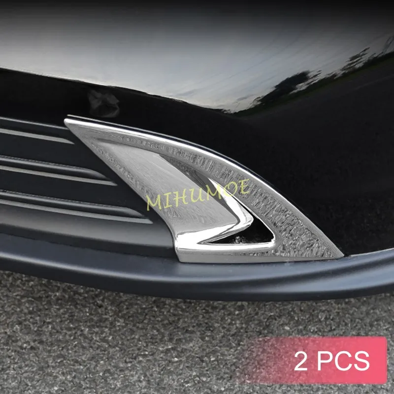 Chrome Car Front Bumper Fog Light Cover Trims For 2023 2024 Honda Accord