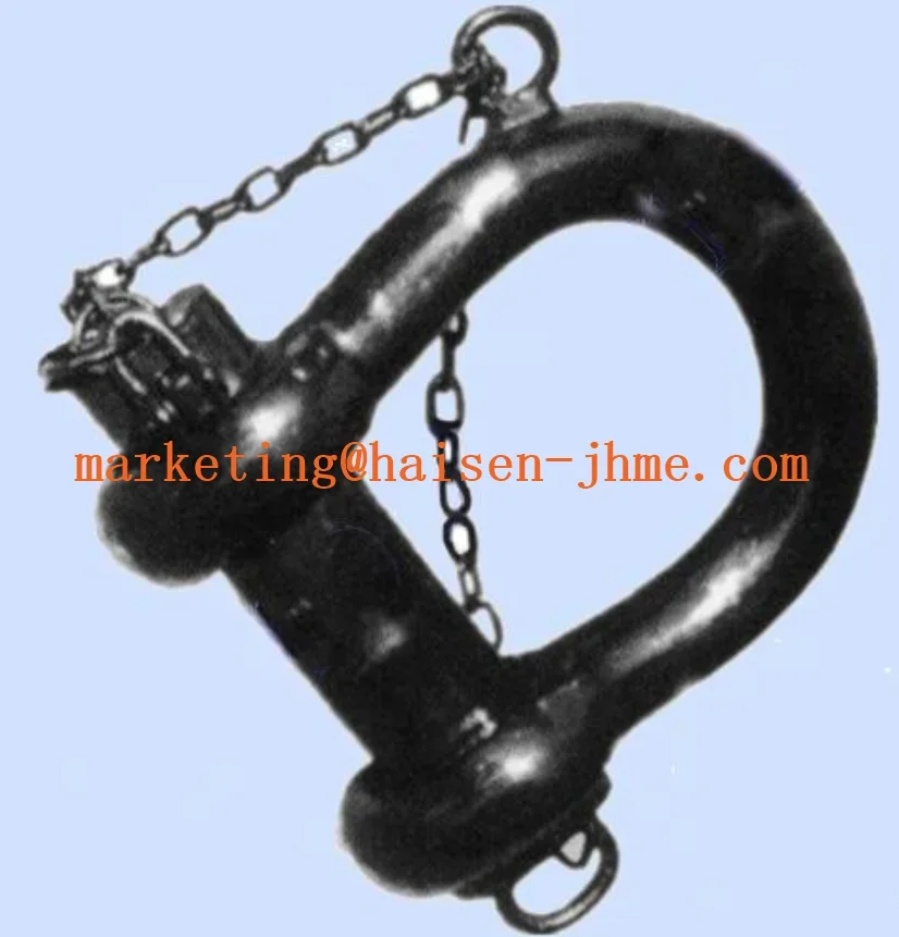 Detachable 73mm A type buoy shackle BS for marine anchor chain with mill certificate for boats