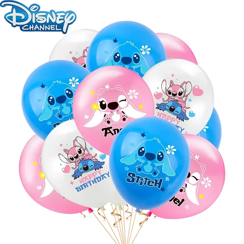 

Disney Lilo & Stitch Latex Balloon Children's Birthday Party Decoration Cartoon Anime Boys and Girls Toy Activity Supplies