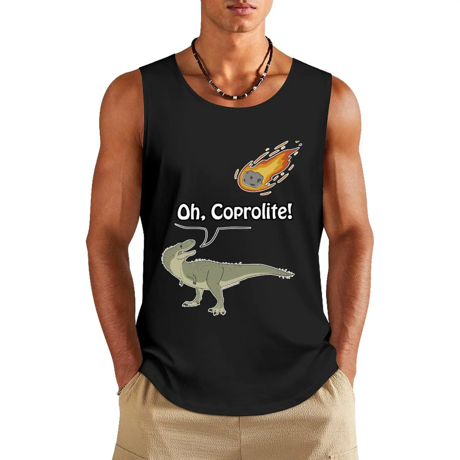 

Oh, Coprolite! Tank Top training weight vest Top summer