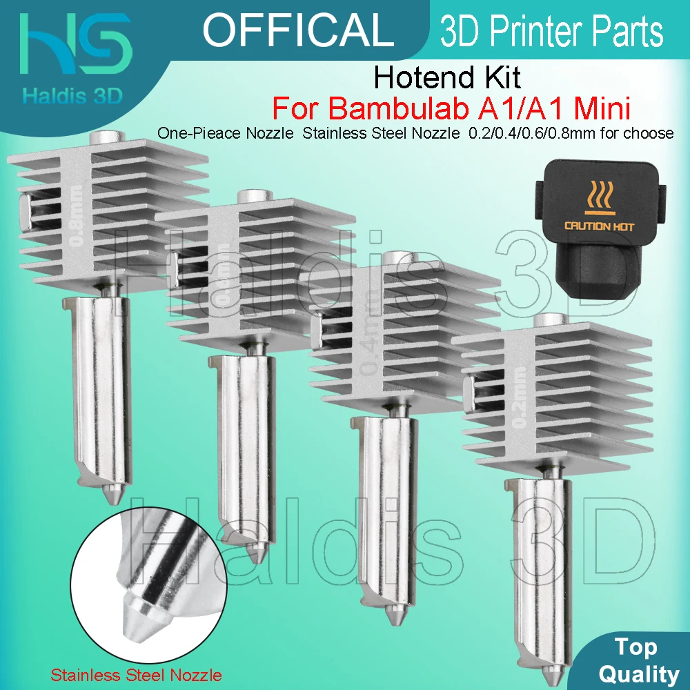 �y�Z�[�����z�z�b�g�G���h�L�b�g Bambu Lab A1 A1 Mini�p ��̌^�X�e�����X�|�m�Y���z�b�g�G���h 0.2/0.4/0.6/0.8mm Bambulab A1 3D�v�����^�[���i�p