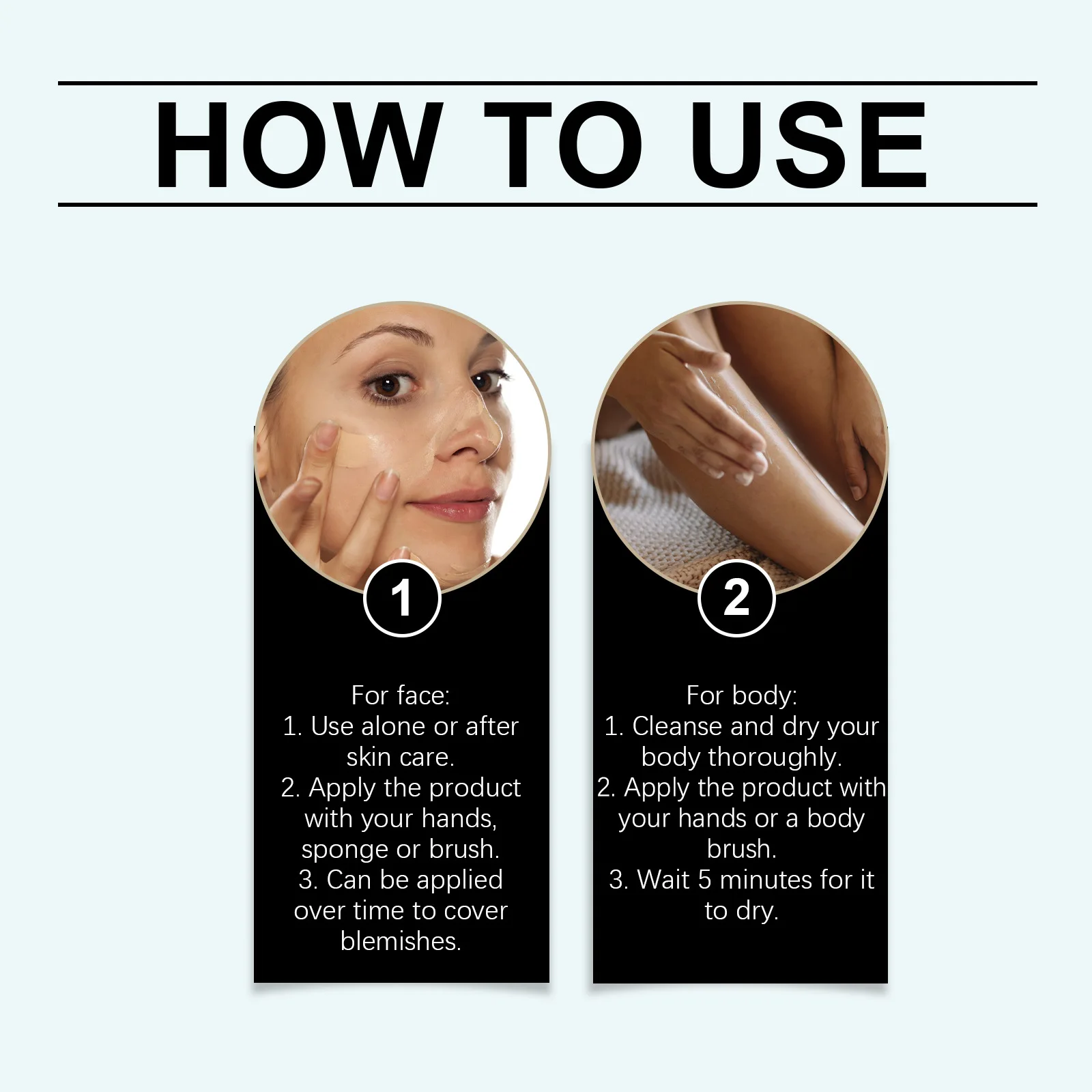 Eelhoe nicotinamida corretivo série duradoura à prova dwaterproof água remover olheiras cobertura completa para dartar pele base facial conjunto de maquiagem