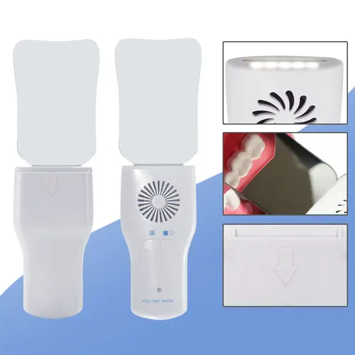 Imagen 2 del producto Espejo antiniebla Dental automático para fotografía Oral, Reflector, espejo antivaho, suministros dentales oclusales bucales de ortodoncia