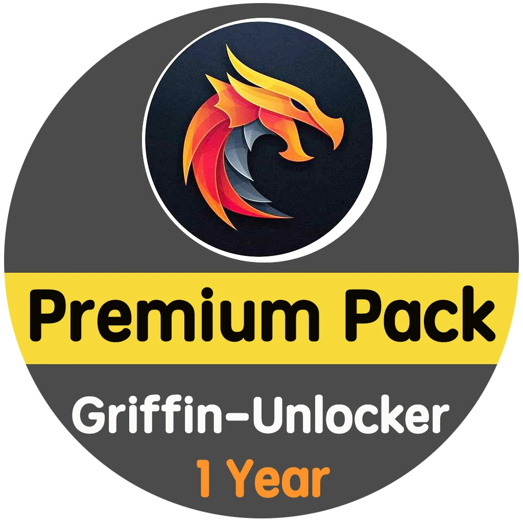 Griffin-Unlocker Premium Pack 1 Year Griffin Unlocker License Add on Extra Package for Old User