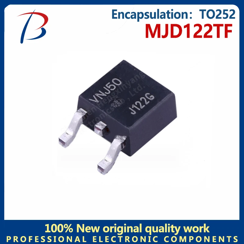 \10pcs  The MJD122TF packages the TO-258A Darlington transistor triode