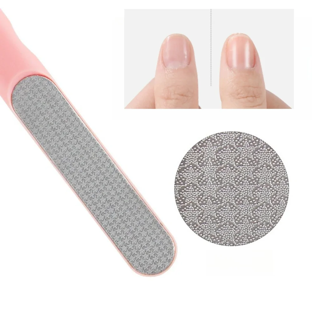 1PC Pediküre Werkzeuge Professionelle Nagel Dateien Rosa & Weiß & Schwarz Griff Nägel Polieren Schleifen Dead Skin Remover maniküre Werkzeuge