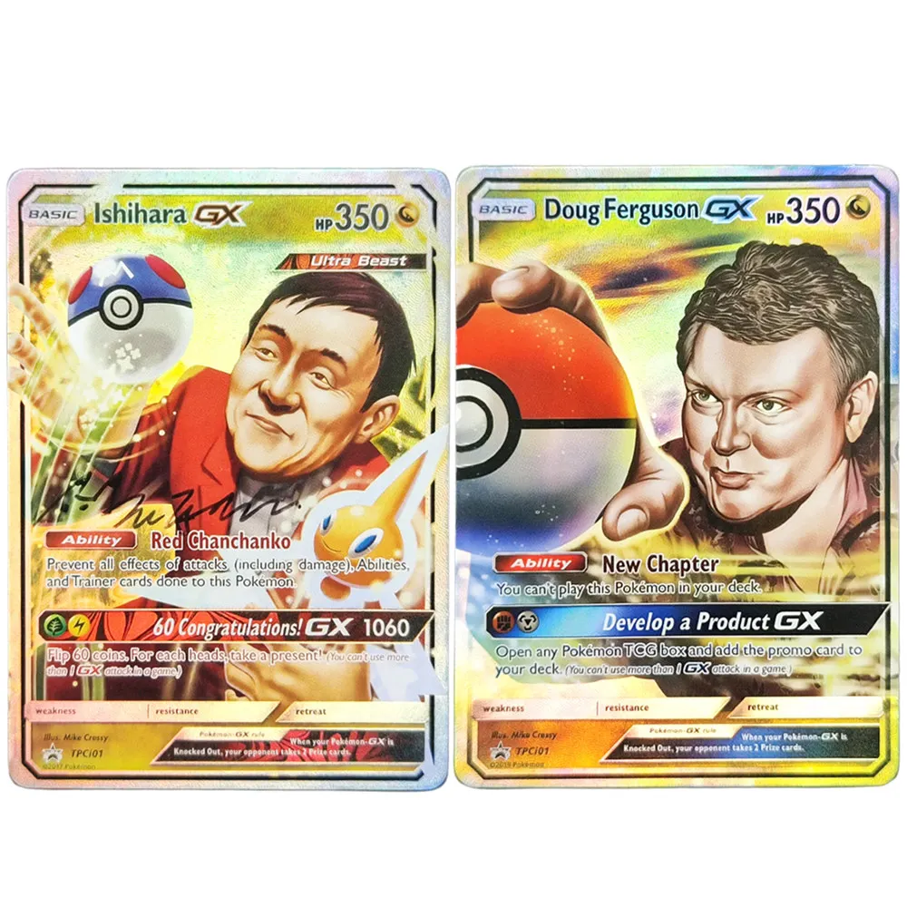

Карты «сделай сам» PTCG TPCi01 Ishihara Doug Ferguson GX Коллекционная карточная игра