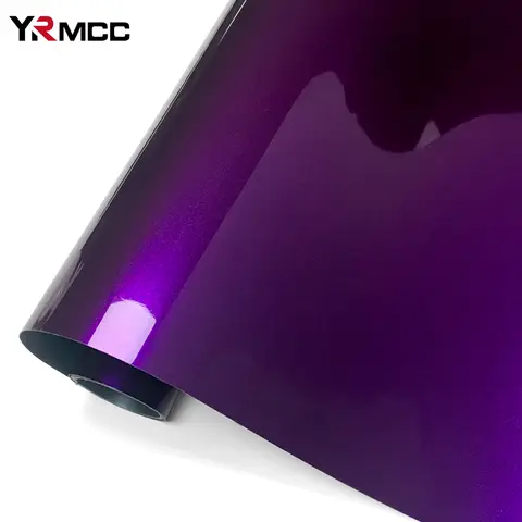 광택 보라색 플래시 자동차 비닐 포장 애완 동물 방수 접착 필름 오토바이 사용자 정의 자동 튜닝 장식 액세서리