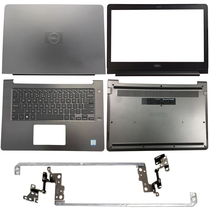 NEW For Dell Vostro 14 5468 V5468 Laptop LCD Back Cover/Front Bezel/Hinges/Palmrest/Bottom Case 07DYD6 05T9CW 0D9GDC 06X5HF