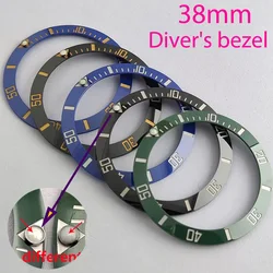 high quality 38mm watch bezel insert Ceramic watch bezel insert watch accessories suitable for diver watches bezel
