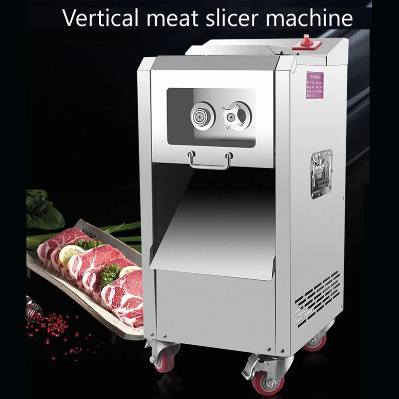 

Commercial Stainless Steel Meat Slicer Cube Meat Mincing Machine Flaky Meat Cutting Machine Electric Meat Slicer Cutter 220V