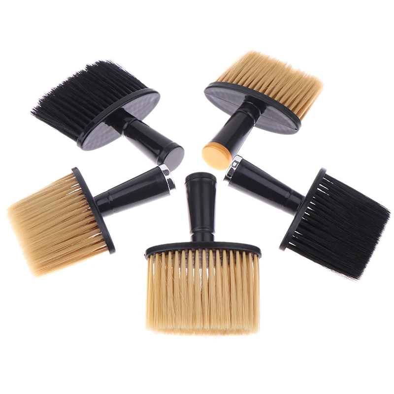 Soft Hair Broken hair brush Neck Hairdressing Hair Cutting Cleaning Brush For Barber Salon Hairdressing Styling Barber Tools