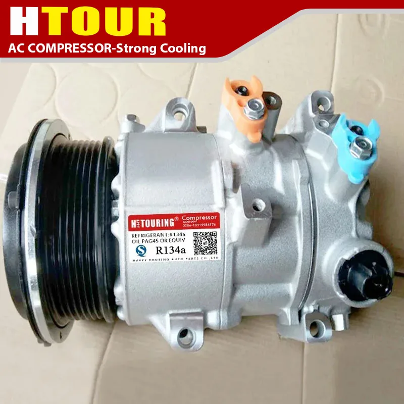 AC Compressor For Toyota Hiace Comuter Bus 2.7L 2TRFE 2005-2018 4472600975 88310-2F030 447190-3230 447260-0975 447260-0563