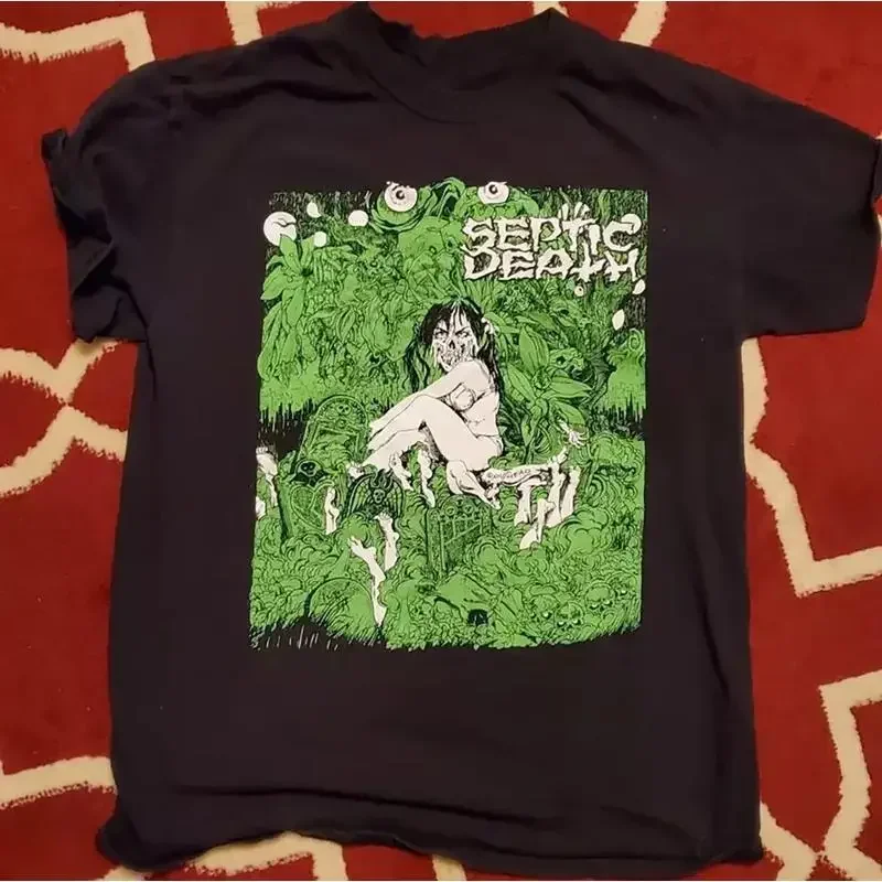 Septic Death Band S To 5Xl Black T Shirt Webp
