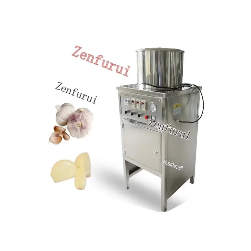 Professional automatic dry garlic peeling / processing production line / machinery with capacity of 500 kg/h