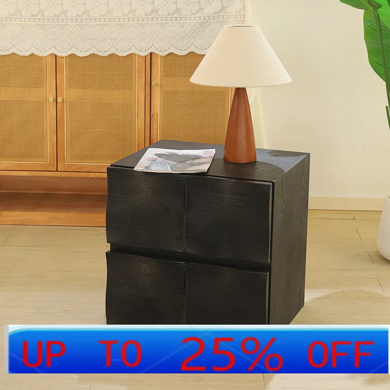 Lmm simple module combination cabinet living room solid wood dining side cabinet bedroom bedside chest