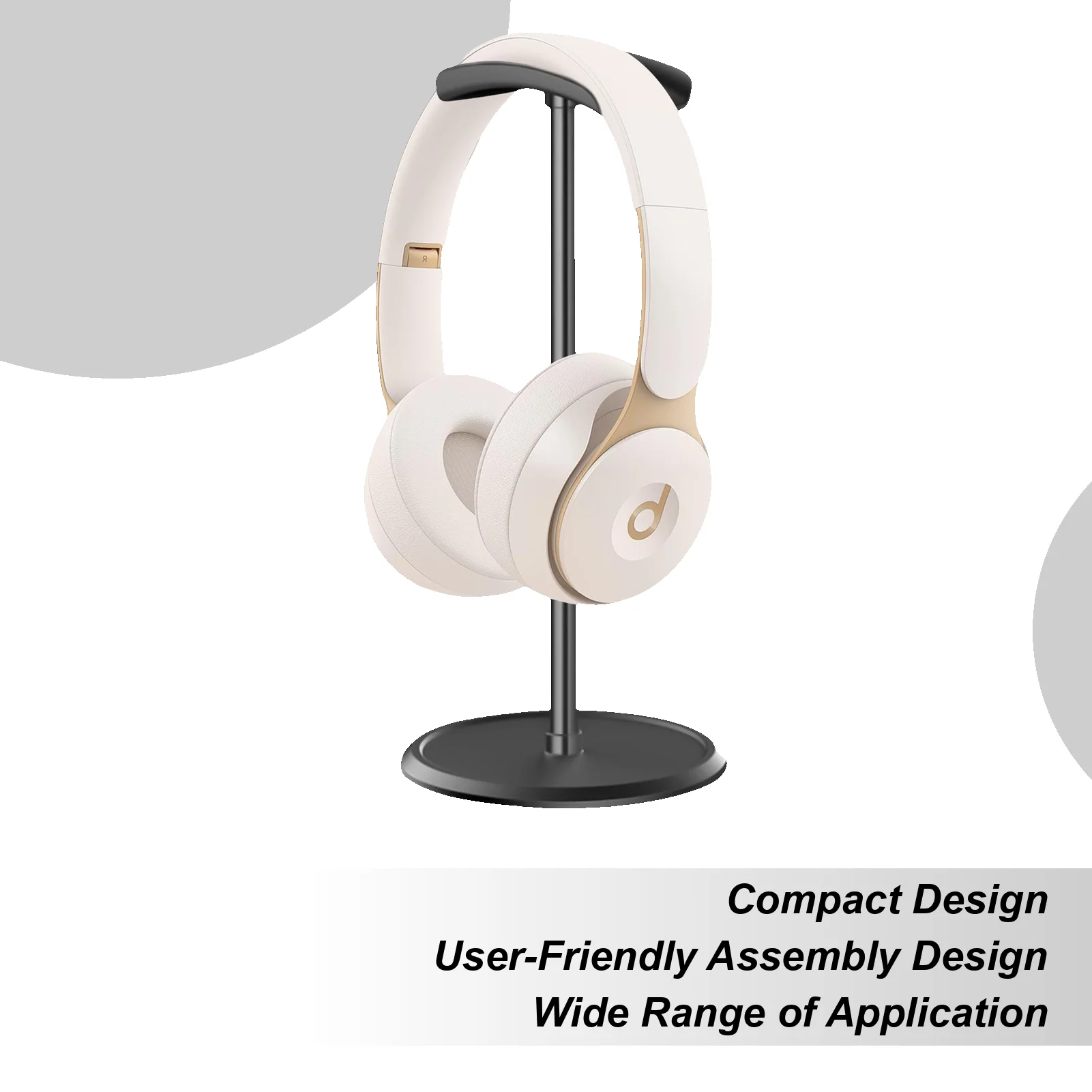 حامل سماعة الأذن/حامل سماعة الأذن المثبت على الرأس/حامل تخزين سماعة الأذن تصميم دعم منحني حامل سماعة الألعاب العالمي #1