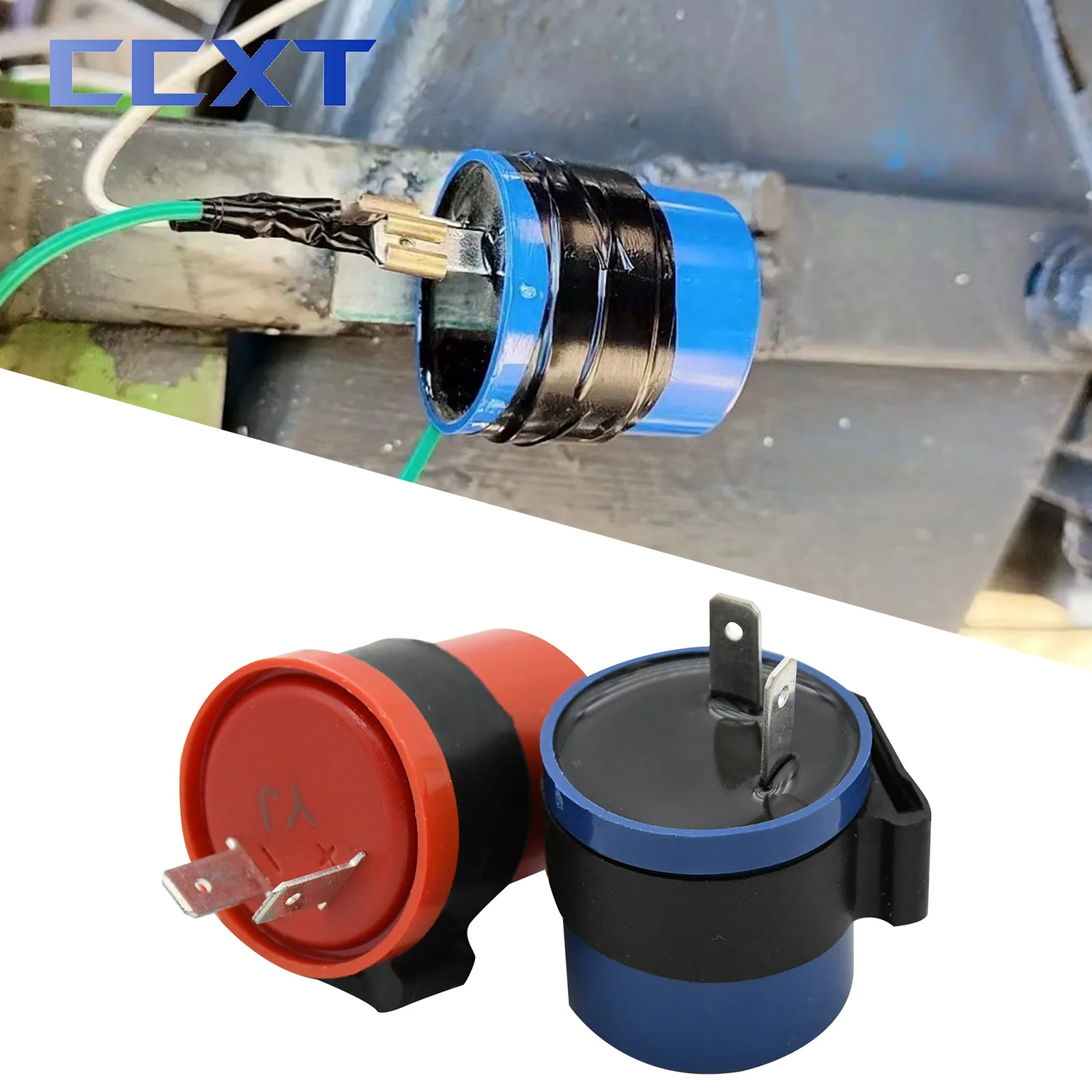 

Реле индикатора мотоцикла, мигалка 6 В-12 В, 2-контактный звуковой сигнал, реле указателя поворота для Honda Yamaha Kawasaki KTM Suzuki, универсальный