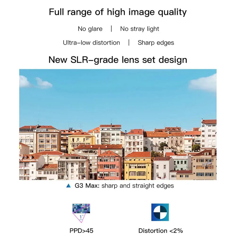 نظارات GOOVIS-G3 ماكس الذكية ، شاشة عرض عملاقة ثلاثية الأبعاد ، سينما مثبتة على الرأس ، 5K فائقة الوضوح ، فيلم والفيديو #4