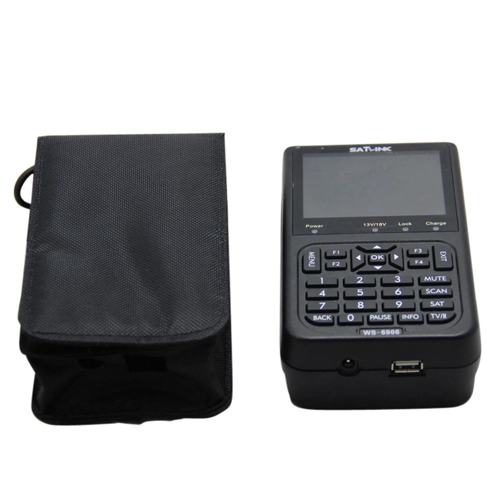 SATLINK WS6906 3.5in LCD Display Data Digital Satellite Signal Finder Meter DVB-S Finder Meter Portable Measuring Instruments