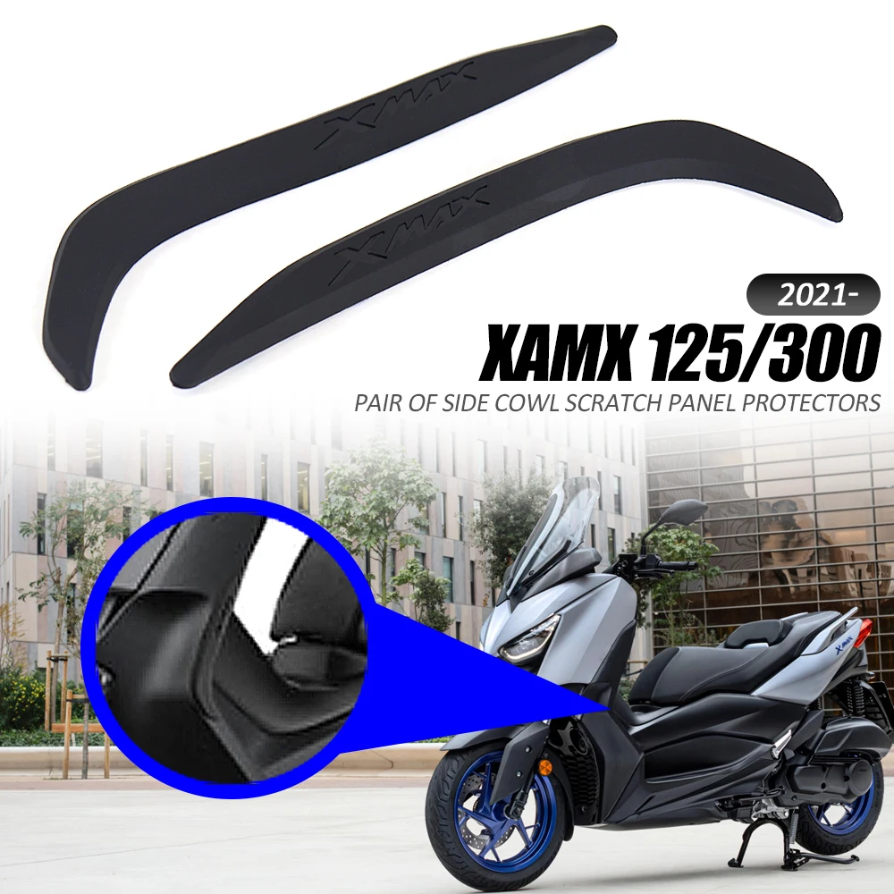 

New Product Pair of Motorcycle Accessories Side Panel Scratch Protection For Yamaha XMAX125 XMAX300 X-MAX 125 XMAX 300 2021 2022