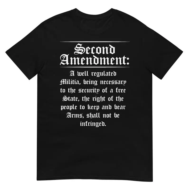 

Second Amendment Rights Proud 2A Pro Gun American T Shirt