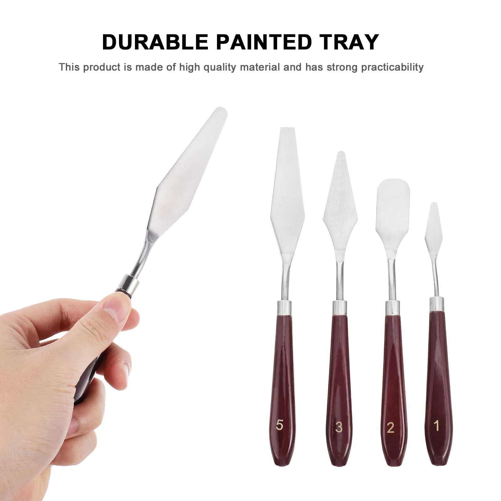 

1Set Acrylic Painting Tray Oval Color Fixing Plate Precision Made for Art Craft DIY Projects Supplies Oval Painting Tray