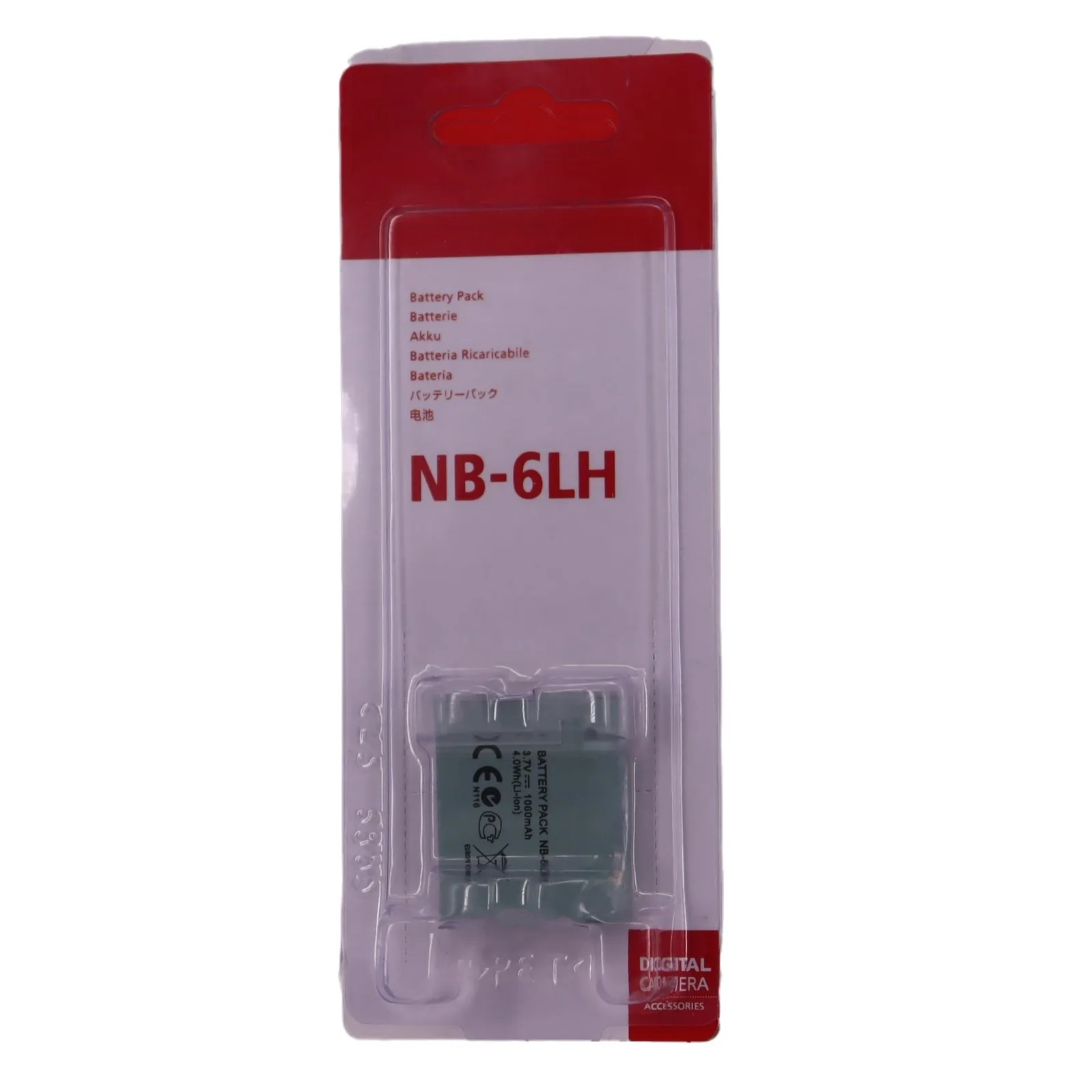 Bateria NB-6LH 1060mAh decodificação completa para Canon Powershot G12 G15 G16 SX240 HS SX260 HS SX280 HS Substituição para NB-6L