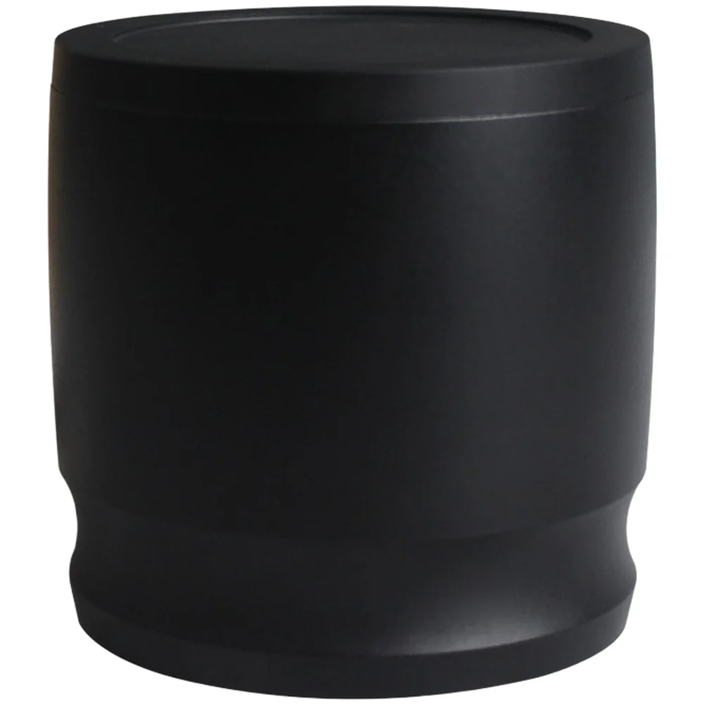 Aluminum 58mm Coffee Grounds Container with Lid Designed for Handheld Grinder Drop Mechanism and Anti Spill Use