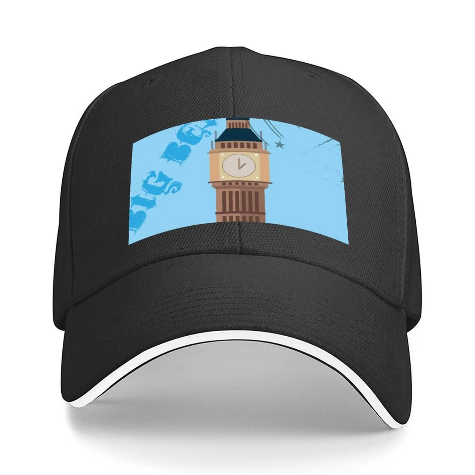 

big ben london Baseball Cap Beach Outing Icon Wild Ball Hat Military Tactical Cap For Girls Men's