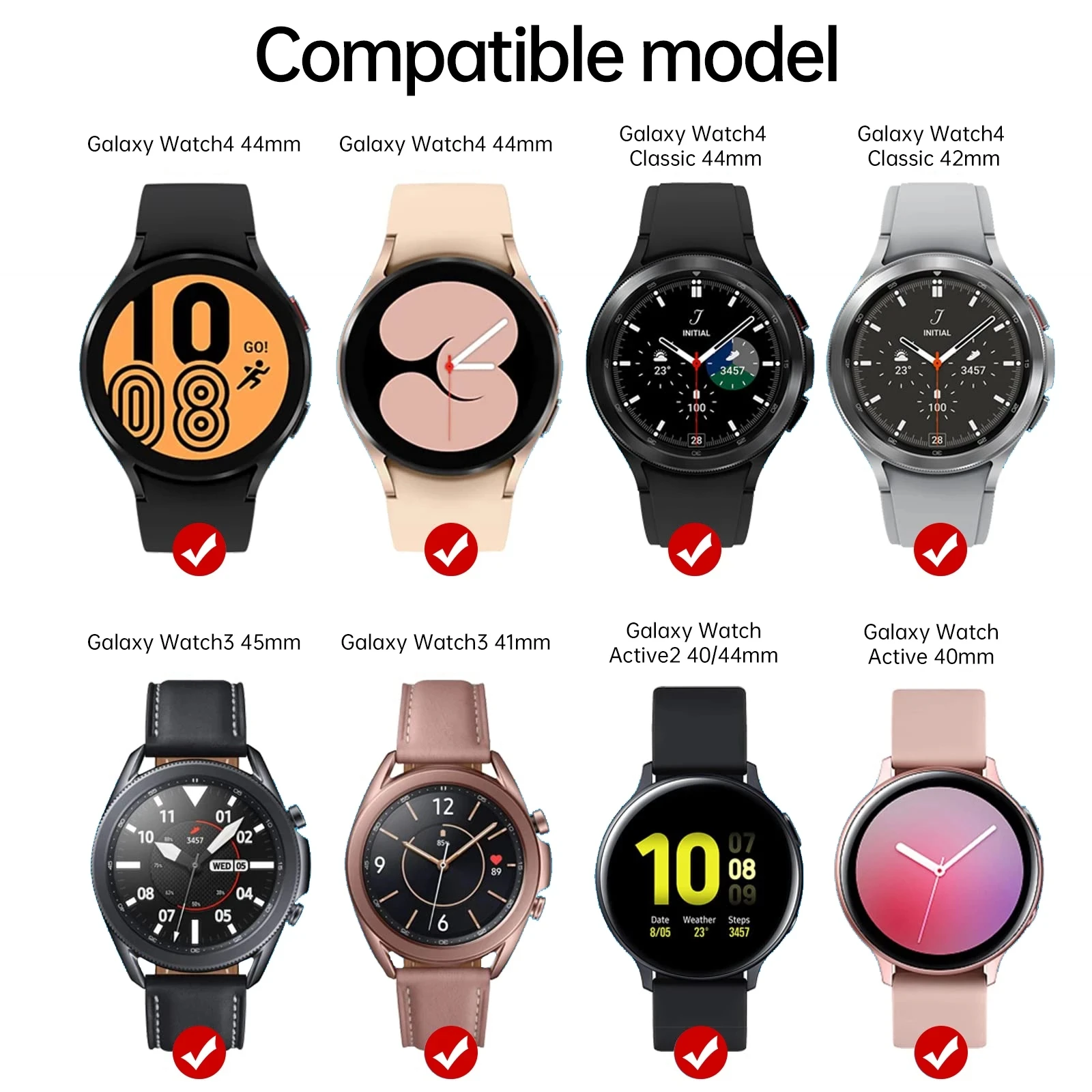 Caricabatterie USB per Samsung Galaxy Watch 4 Classic 42mm 46mm per Galaxy Watch4 40mm 44mm accessori Smartwatch