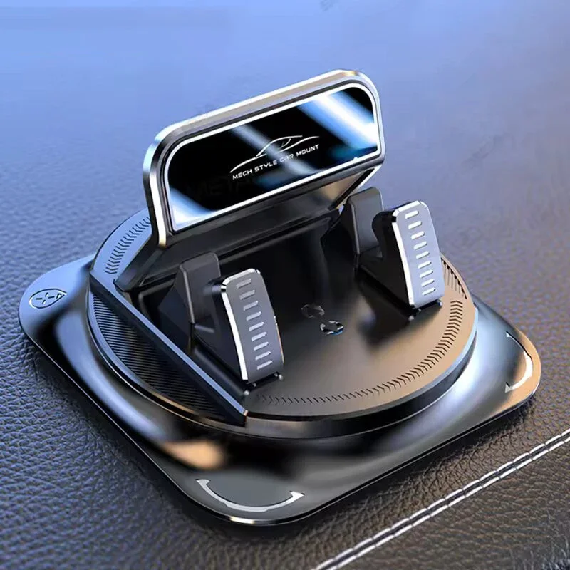 2026 Neue Auto-Handyhalterung Rutschfester Silikon-Armaturenbrett-Handyhalter 360-Grad Freie Drehung Universeller Head-Up-Navigationshalter – Detail 1