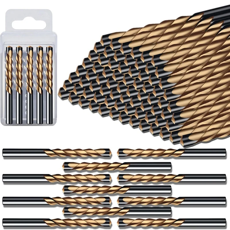 A23T 50PCS Drywall Cutting Bit 1/8 Inch Router Bits Guide Point Broca Para Drywall for Spiral Saws